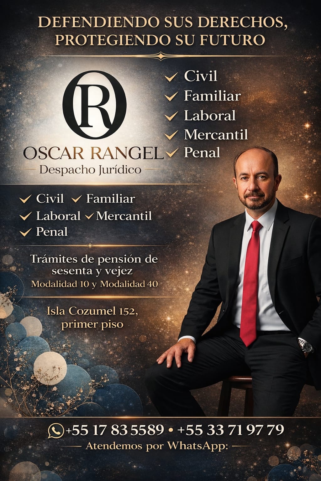 Publicidad de Oscar Rangel Despacho Jurídico